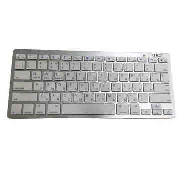 Бездротова клавіатура Keyboard X5 Срібло 17670 фото