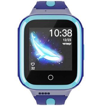 Годинник-смарт дитячий водоніпроникний з GPS і 4G MYOX MX-70BW Сині 28472 фото